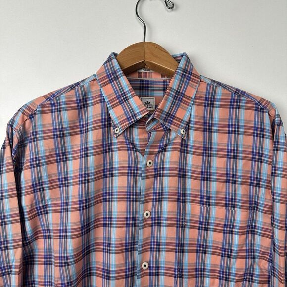 Peter Millar Men's L Easycare Multicolor‎ Colorful Long Sleeve Button Down Shirt - Picture 1 of 7